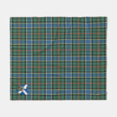 Scotts Ogilvie Hunting Ancient Tartan Pset Fleece Deken (Voorkant (Horizontaal))