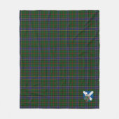 Scotts Ogilvie Hunting Tartan Pset Fleece Deken (Voorkant)