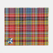 Scotts Ogilvie of Airlie Ancient Tartan Pset Fleece Deken (Voorkant (Horizontaal))