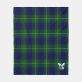 Scotts Oliphant Modern Schotse Ruit Plaid Fleece Deken (Voorkant)
