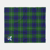 Scotts Oliphant Modern Tartan Pset Fleece Deken (Voorkant (Horizontaal))