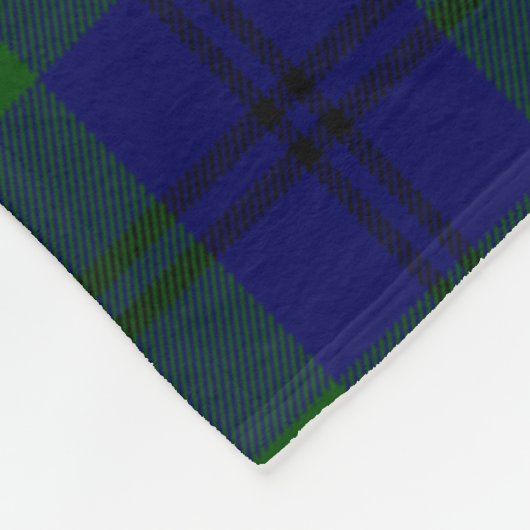 Scotts Oliphant Modern Tartan Pset Fleece Deken (Hoek)