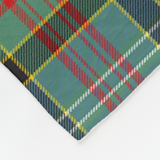 Scotts Paisley Tartan Pset Fleece Deken (Hoek)