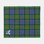 Scotts Paterson Ancient Tartan Pset Fleece Deken (Voorkant (Horizontaal))