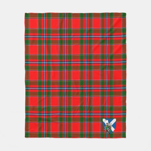 Scotts Paterson Tartan Pset Fleece Deken (Voorkant)