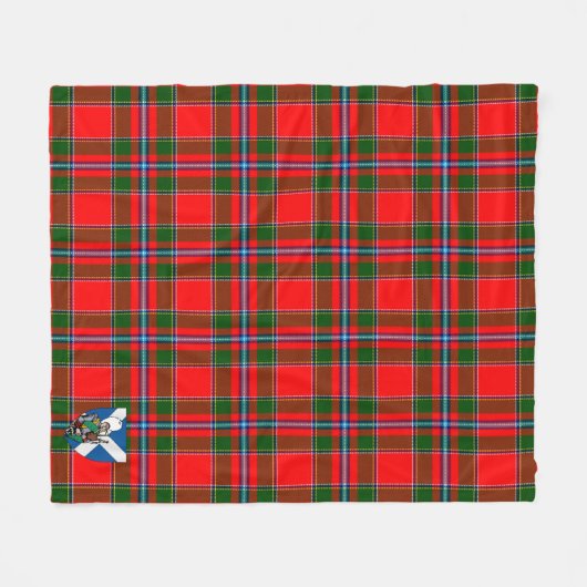 Scotts Paterson Tartan Pset Fleece Deken (Voorkant (Horizontaal))