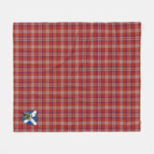 Scotts Pennington Tartan Pset Fleece Deken (Voorkant (Horizontaal))