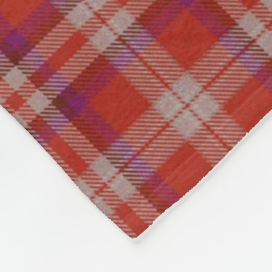 Scotts Pennington Tartan Pset Fleece Deken (Hoek)