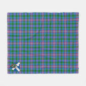 Scotts Pitcairn Schotse Ruit Plaid Fleece Deken (Voorkant (Horizontaal))