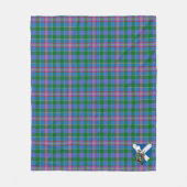 Scotts Pitcairn Tartan Pset Fleece Deken (Voorkant)