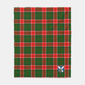 Scotts Pollock Tartan Pset Fleece Deken (Voorkant)