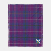 Scotts Pride of Glencoe Tartan Pset Fleece Deken (Voorkant)
