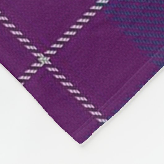 Scotts Pride of Glencoe Tartan Pset Fleece Deken (Hoek)