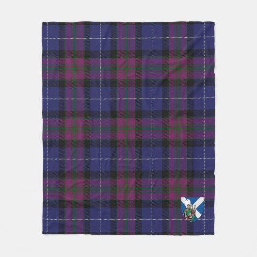 Scotts Pride of Scotland Tartan Pset Fleece Deken (Voorkant)