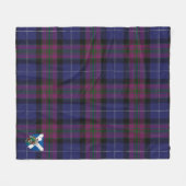 Scotts Pride of Scotland Tartan Pset Fleece Deken (Voorkant (Horizontaal))