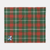 Scotts Prince of Wales Tartan Pset Fleece Deken (Voorkant (Horizontaal))