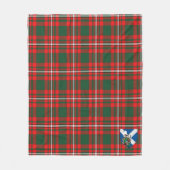 Scotts Princess Margaret Tartan Pset Fleece Deken (Voorkant)