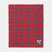 Scotts Rait Schotse Ruit Plaid Fleece Deken (Voorkant)