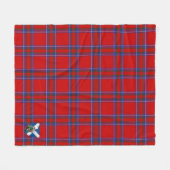 Scotts Rait Schotse Ruit Plaid Fleece Deken (Voorkant (Horizontaal))