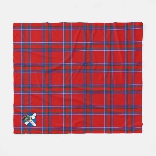 Scotts Rait Tartan Pset Fleece Deken (Voorkant (Horizontaal))