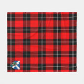 Scotts Ramsay Modern Schotse Plaid Ruitdessin Fleece Deken (Voorkant (Horizontaal))