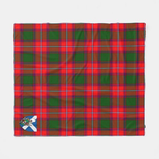 Scotts Rattray Ancient Tartan Pset Fleece Deken (Voorkant (Horizontaal))