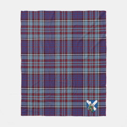 Scotts RCAF Tartan Pset Fleece Deken (Voorkant)