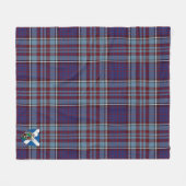 Scotts RCAF Tartan Pset Fleece Deken (Voorkant (Horizontaal))