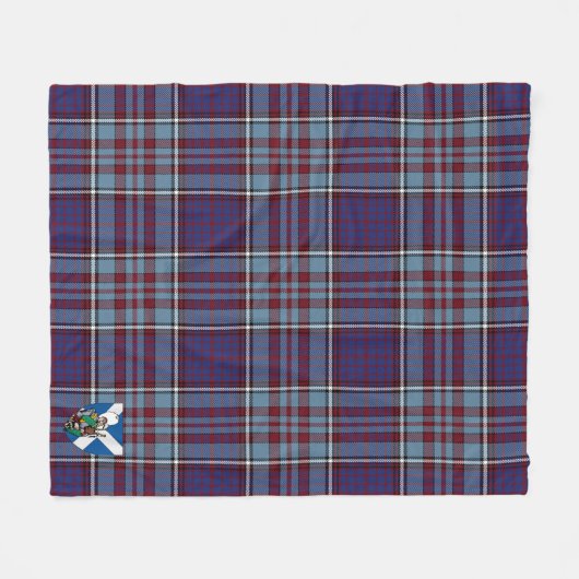 Scotts RCAF Tartan Pset Fleece Deken (Voorkant (Horizontaal))