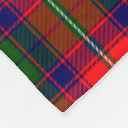 Scotts Riddell Tartan Pset Fleece Deken (Hoek)