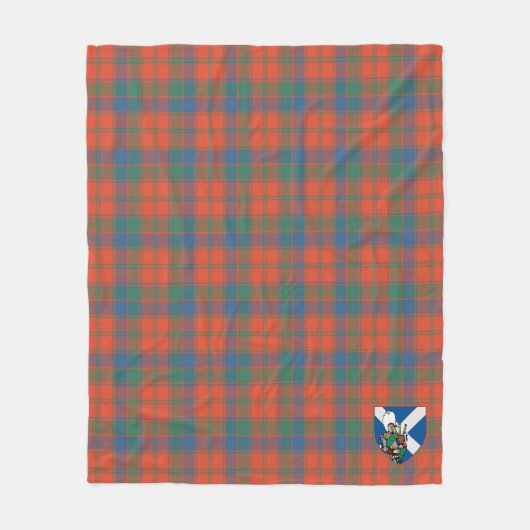 Scotts Robertson Ancient Tartan Pset Fleece Deken (Voorkant)