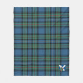 Scotts Robertson Hunting Ancient Tartan Pset Fleece Deken (Voorkant)