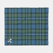 Scotts Robertson Hunting Ancient Tartan Pset Fleece Deken (Voorkant (Horizontaal))