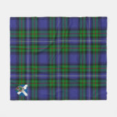 Scotts Robertson Hunting Modern Tartan Pset Fleece Deken (Voorkant (Horizontaal))