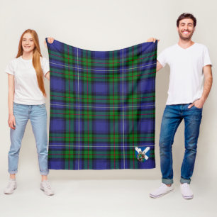 Scotts Robertson Jacht Moderne Tartan Schotlandse Fleece Deken