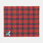 Scotts Robertson Modern Tartan Pset Fleece Deken (Voorkant (Horizontaal))