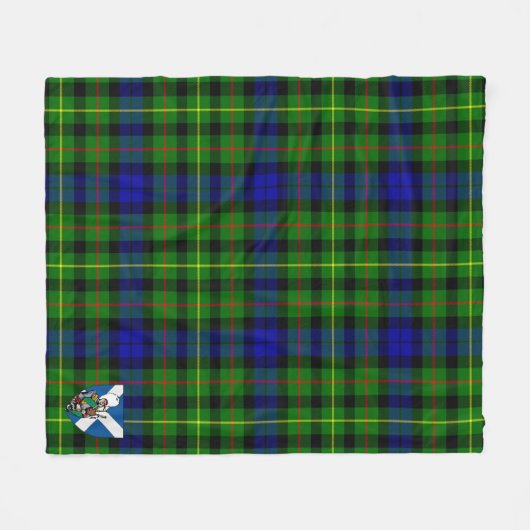 Scotts Rollo Tartan Pset Fleece Deken (Voorkant (Horizontaal))