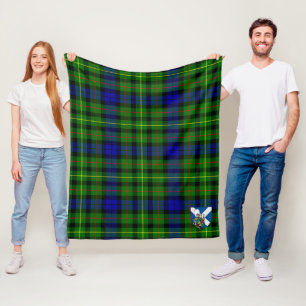 Scotts Rollo Tartan Pset Fleece Deken