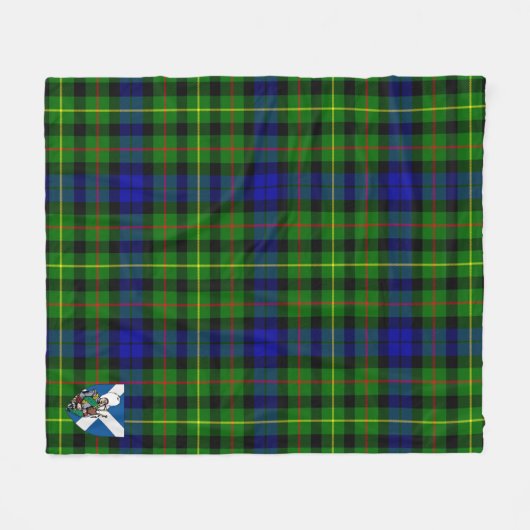 Scotts Rollo Tartan Pset Fleece Deken (Voorkant (Horizontaal))