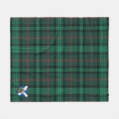 Scotts Ross Jacht Modern Tartan Plaid Fleece Deken (Voorkant (Horizontaal))