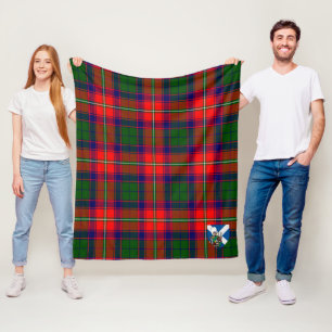 Scotts Roxburgh DistrictTartan Schotlandse ruit Fleece Deken