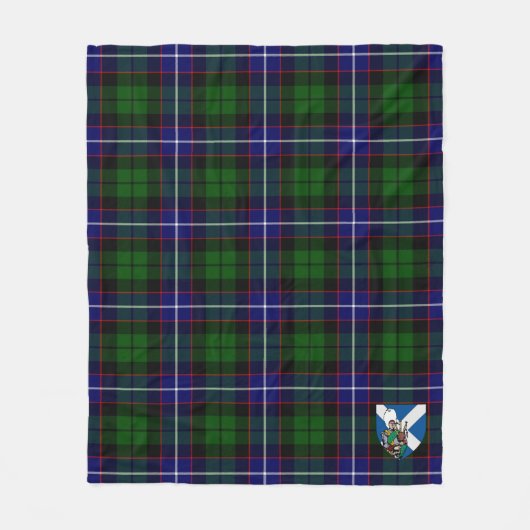 Scotts Russell Tartan Pset Fleece Deken (Voorkant)