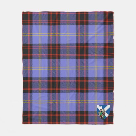 Scotts Rutherford Tartan Pset Fleece Deken (Voorkant)