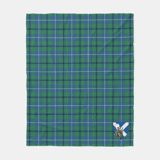 Scotts Sandilands Ancient Tartan Pset Fleece Deken (Voorkant)
