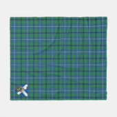 Scotts Sandilands Ancient Tartan Pset Fleece Deken (Voorkant (Horizontaal))