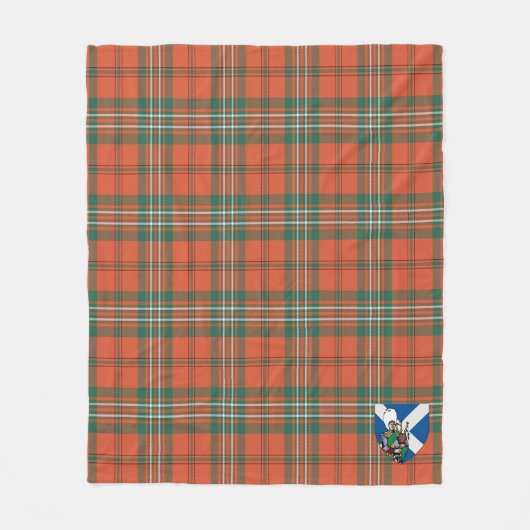 Scotts Scott Ancient Tartan Pset Fleece Deken (Voorkant)