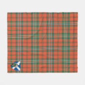 Scotts Scott Ancient Tartan Pset Fleece Deken (Voorkant (Horizontaal))