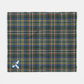 Scotts Scott Green Modern Tartan Pset Fleece Deken (Voorkant (Horizontaal))