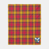 Scotts Scrymgeour Tartan Pset Fleece Deken (Voorkant)