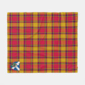Scotts Scrymgeour Tartan Pset Fleece Deken (Voorkant (Horizontaal))